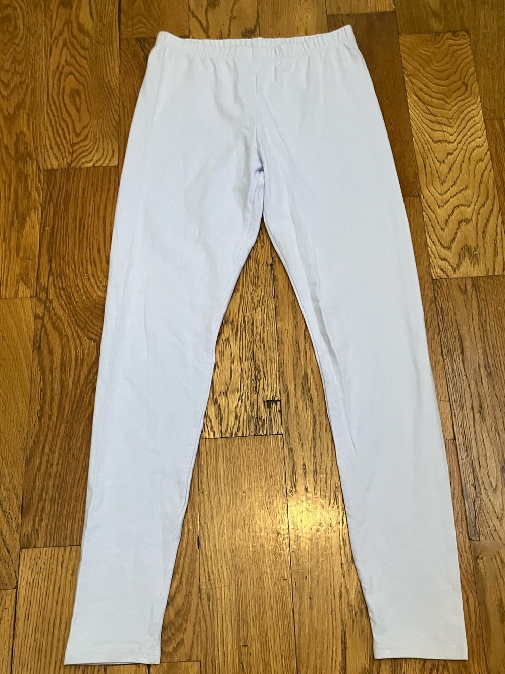 Xhilaration White Leggings Pants Women's M Medium Cotton Stretch Used